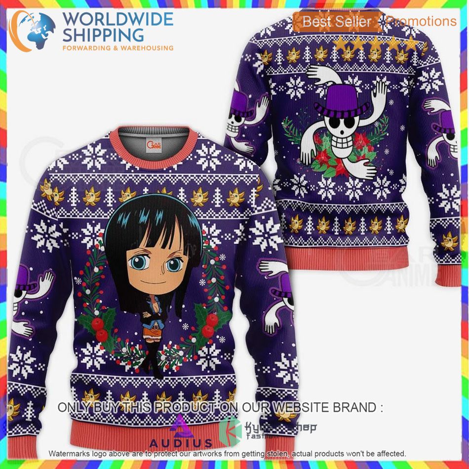 nico robin one piece anime sweater hoodie 1 48900