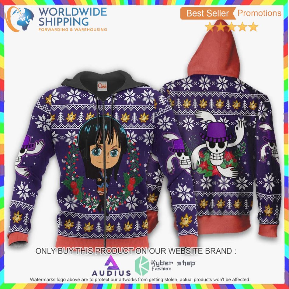 nico robin one piece anime sweater hoodie 2 34454