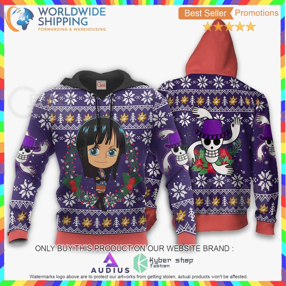 Nico Robin One Piece Anime Sweater, Hoodie 3 nico robin one piece anime sweater hoodie 3 76470