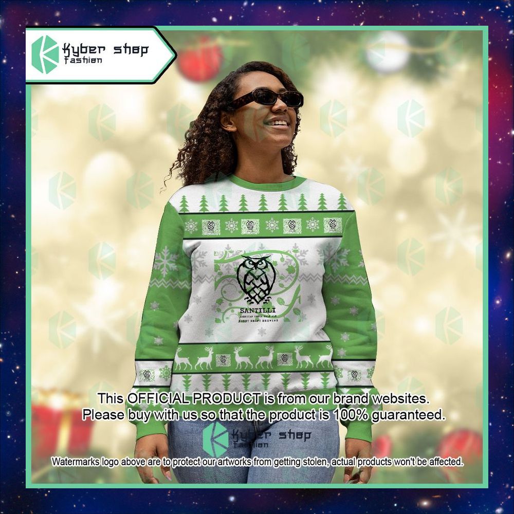 Personalized Night Shift Santilli IPA Christmas Sweater 9 Personalized Night Shift Santilli IPA Christmas Sweater word1