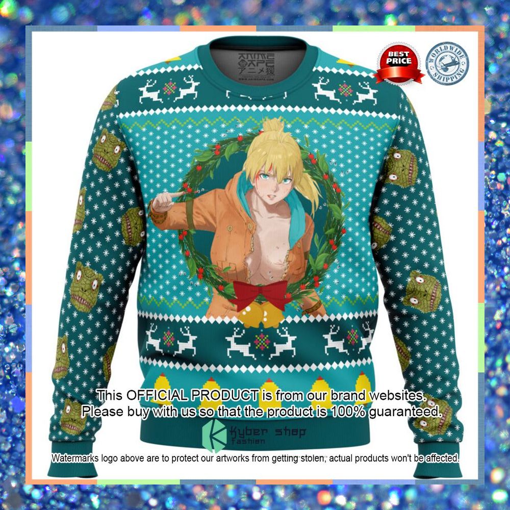 Nikaido Dorohedoro Sweater Christmas 3