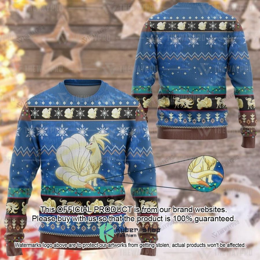 Ninetales Christmas Sweater word3