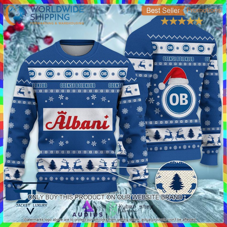 odense boldklub super league danish 1st division ugly sweater 1 64476