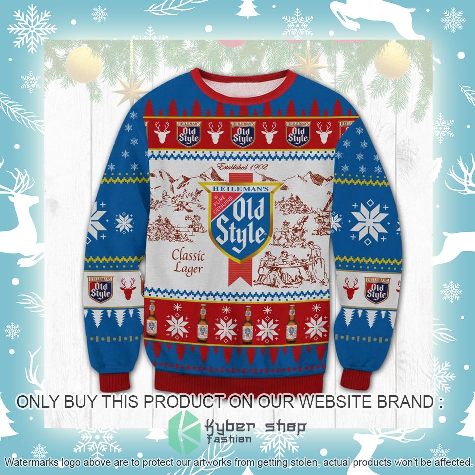 Old Style Beer Ugly Christmas Sweater 3 old style beer ugly christmas sweater 3 69094
