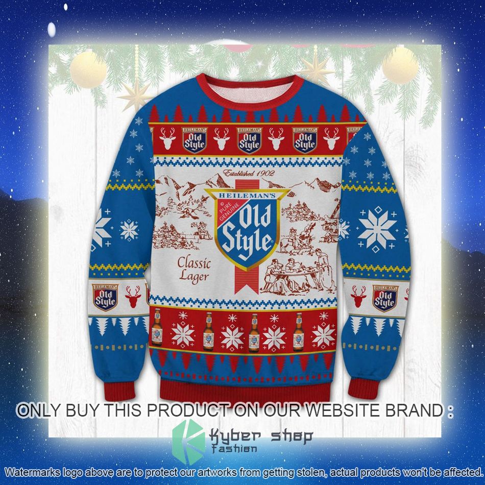 Old Style Beer Ugly Christmas Sweater 4 old style beer ugly christmas sweater 4 4100