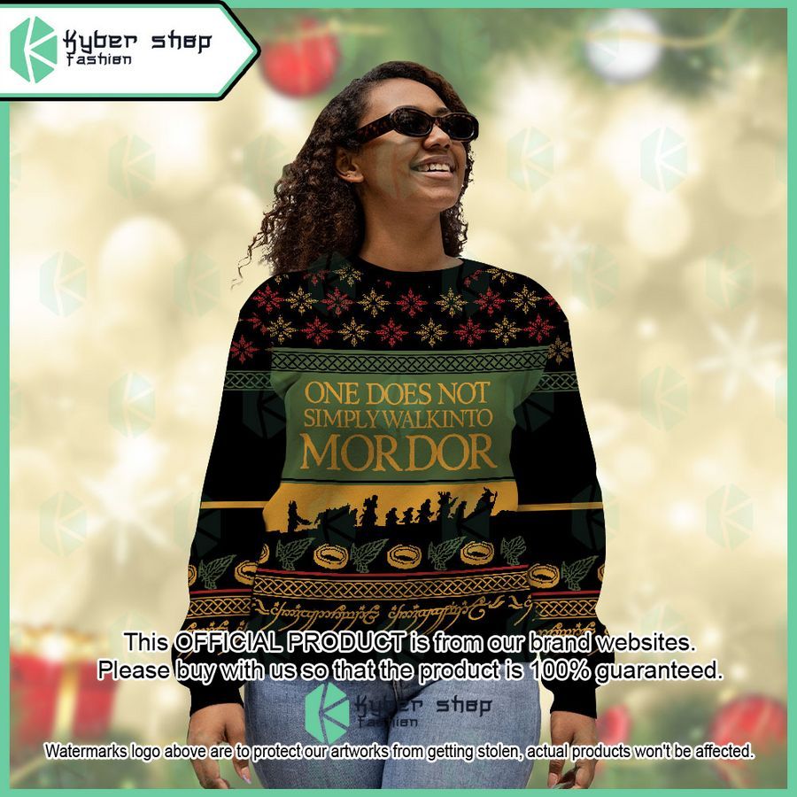 One Does Not Simply Walk Into Mordor Christmas Sweater 4 One Does Not Simply Walk Into Mordor Christmas Sweater word1