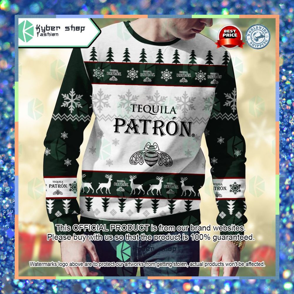 Patron Custom Name ugly Sweater 7 Patron Custom Name ugly Sweater word2