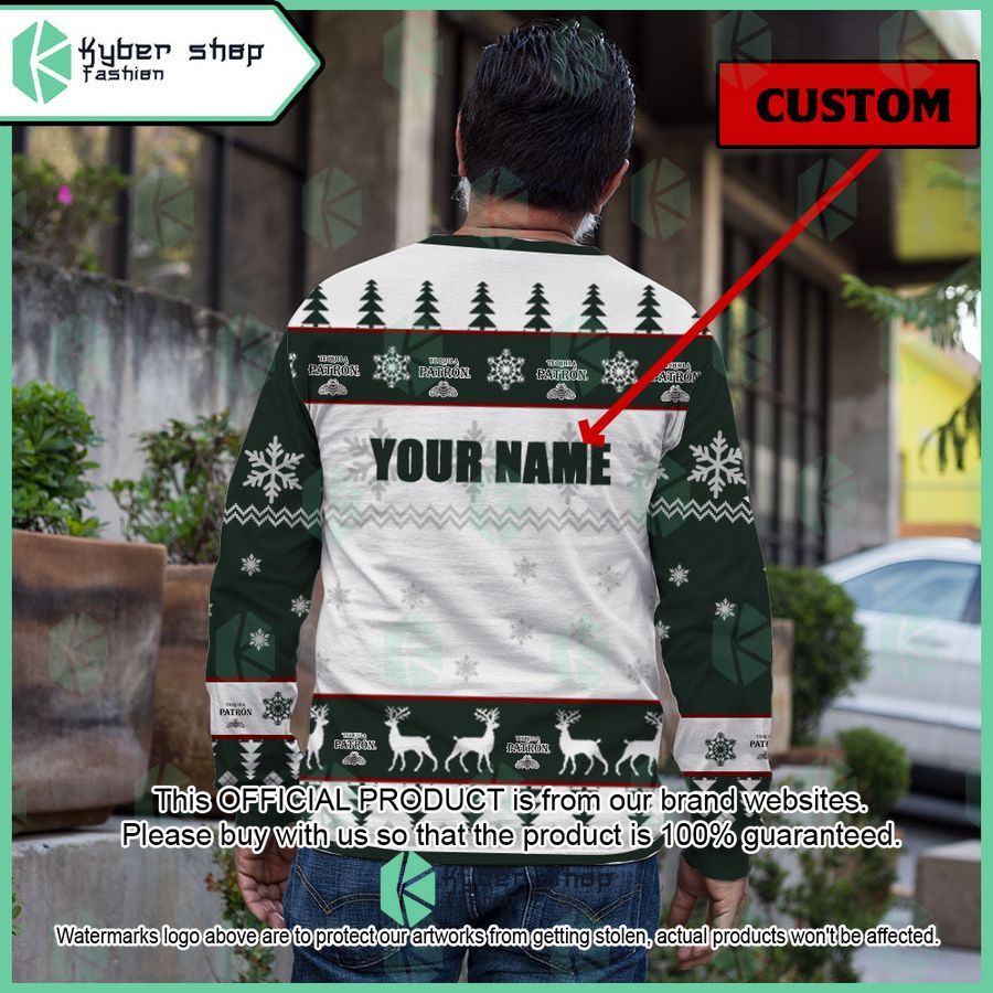 Patron Custom Name ugly Sweater 3 Patron Custom Name ugly Sweater word2