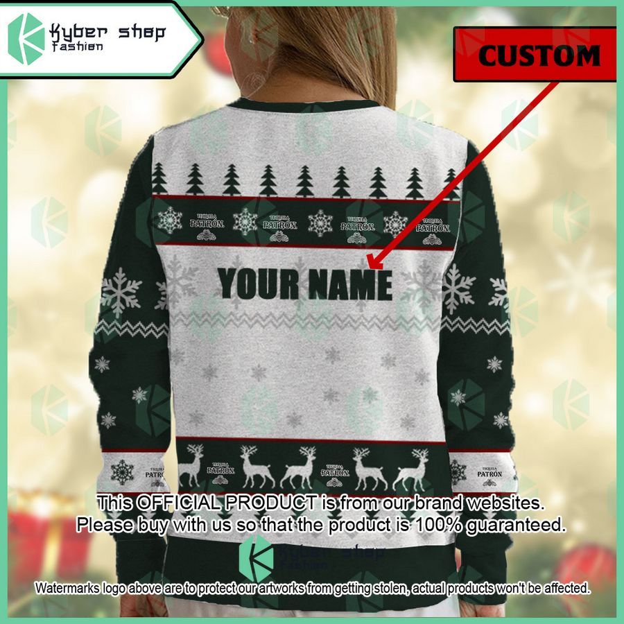Patron Custom Name ugly Sweater 5 Patron Custom Name ugly Sweater word2