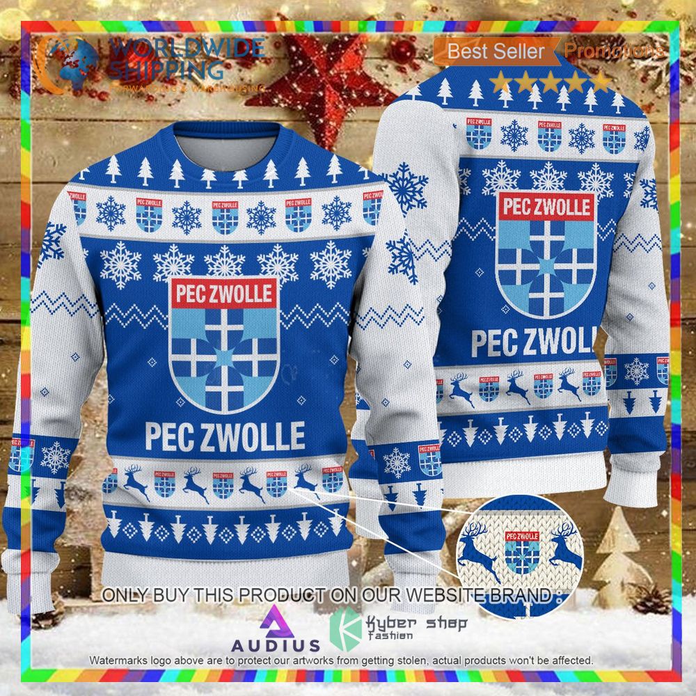 pec zwolle ugly christmas sweater 1 6850