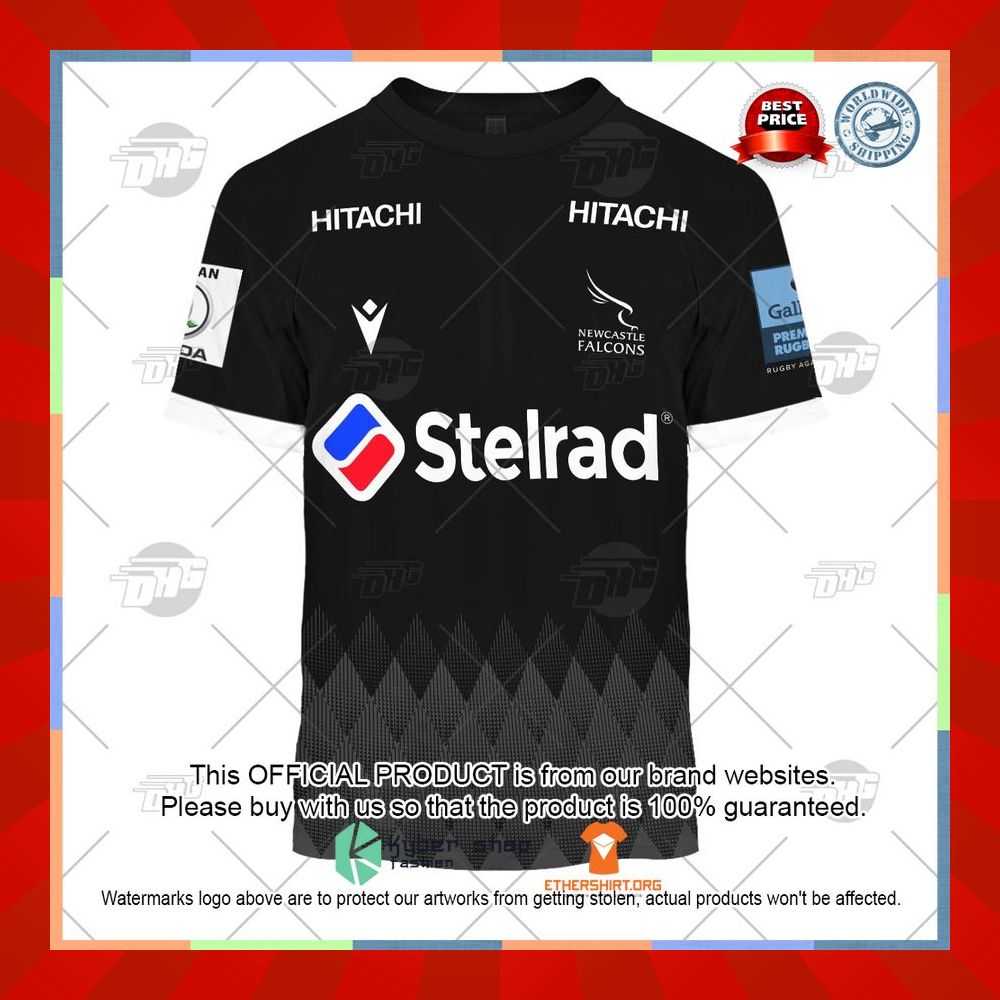 Personalized Newcastle Falcons 2022-23 Home Shirt, Hoodie 3 Personalized Newcastle Falcons 2022-23 Home Shirt, Hoodie word3