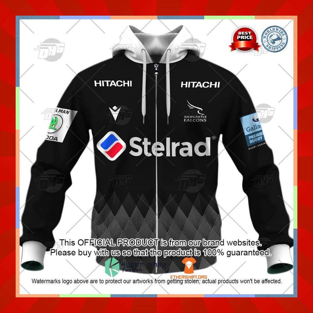 Personalized Newcastle Falcons 2022-23 Home Shirt, Hoodie 5 Personalized Newcastle Falcons 2022-23 Home Shirt, Hoodie word3