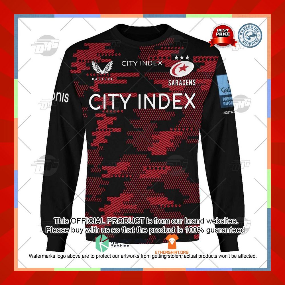 Personalized Saracens Football Club 2022-23 Home Shirt, Hoodie 4 Personalized Saracens Football Club 2022-23 Home Shirt, Hoodie word1