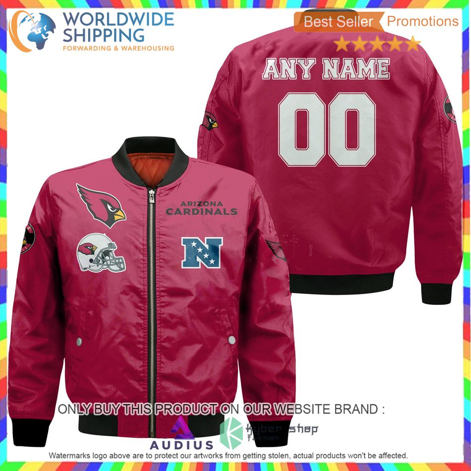 personalized arizona cardinals nfl bomber jacket 2 28837