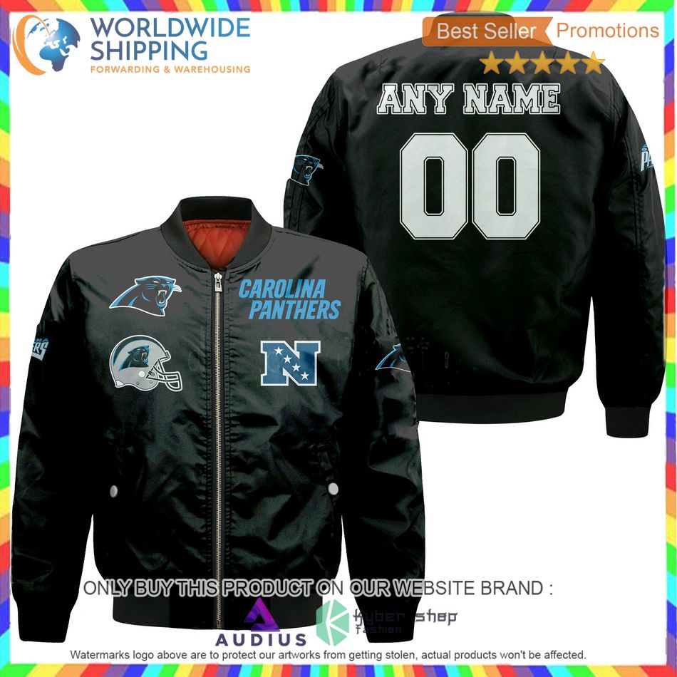 personalized carolina panthers nfl bomber jacket 2 19213