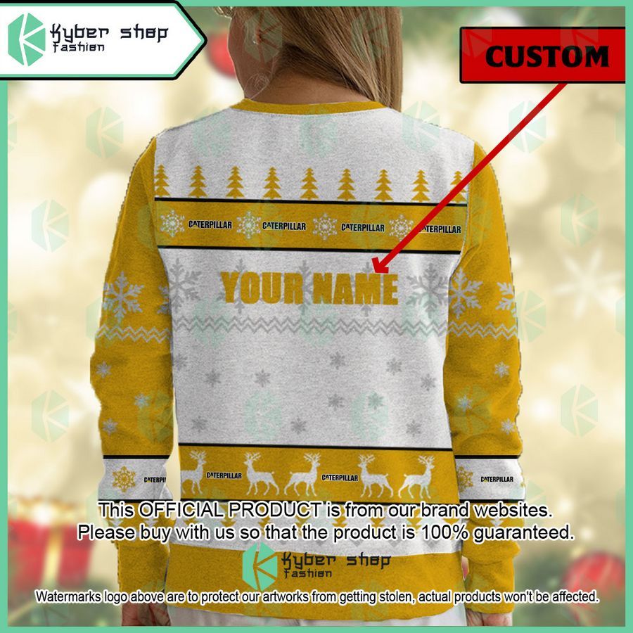Personalized Caterpillar Christmas Sweater 5 Personalized Caterpillar Christmas Sweater word1