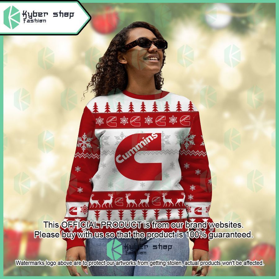 Personalized Cummins Christmas Sweater 4 Personalized Cummins Christmas Sweater word3