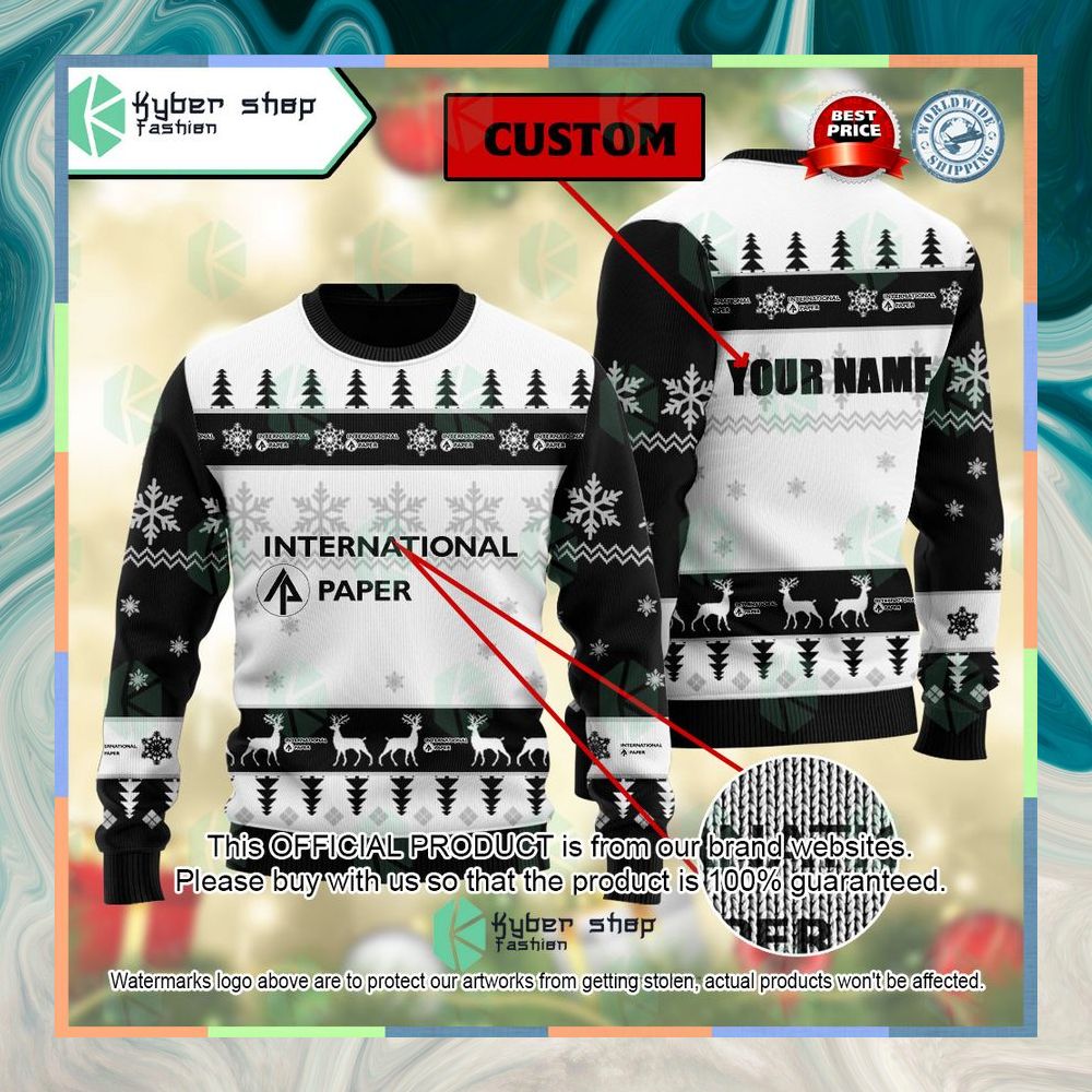 Personalized International Paper Christmas Sweater 6 Personalized International Paper Christmas Sweater word1