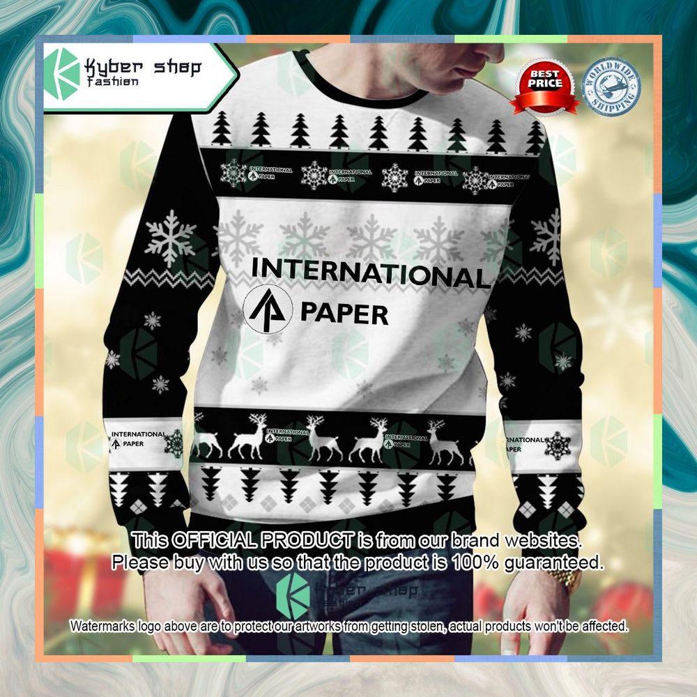 Personalized International Paper Christmas Sweater 7 Personalized International Paper Christmas Sweater word1