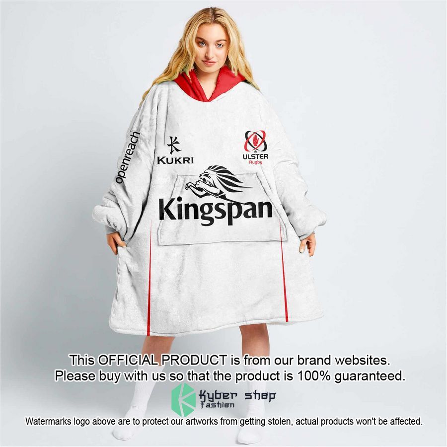 Personalized Ireland Ulster Rugby Oodie Blanket Hoodie