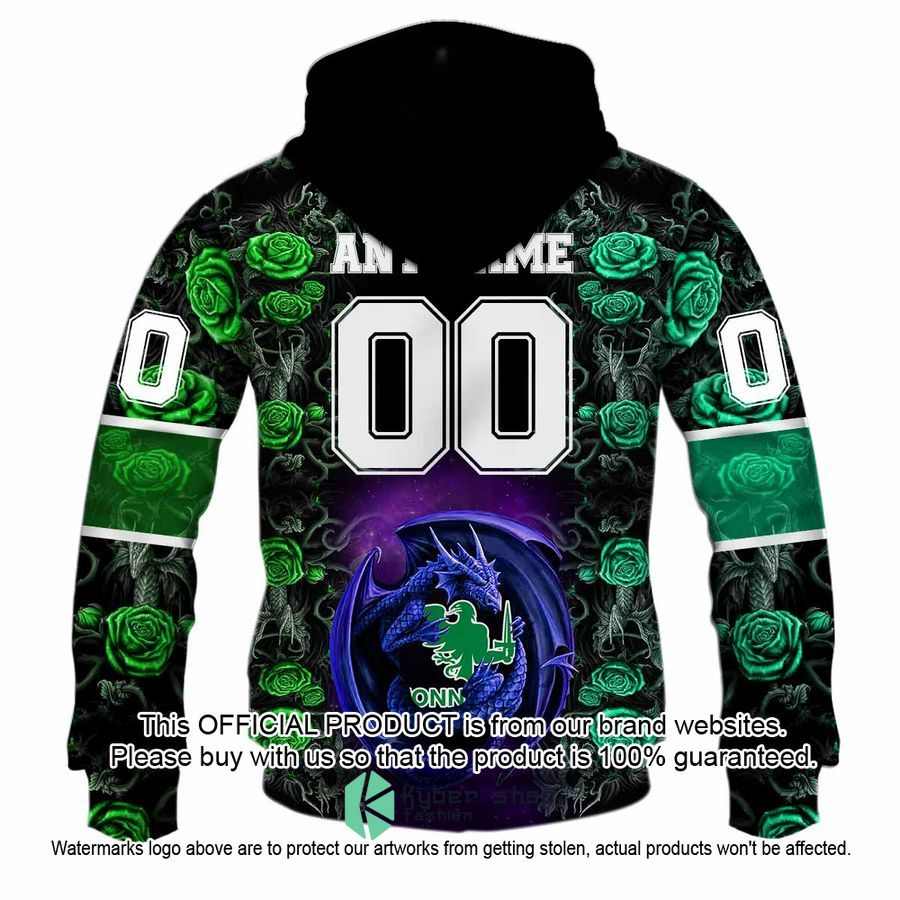 Personalized IRFU Connacht Rugby Rose Dragon Shirt, Hoodie 6