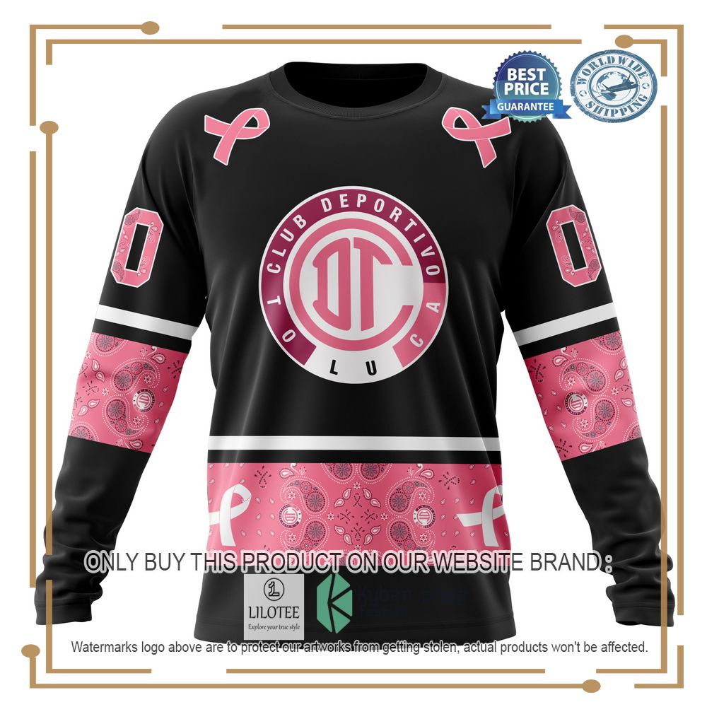 BEST Liga Mx Deportivo Toluca Style With Paisley In October We Wear Pink Breast Cancer Custom Shirt, Hoodie 7 personalized liga mx deportivo toluca style with paisley in october we wear pink breast cancer hoodie shirt 6 24309