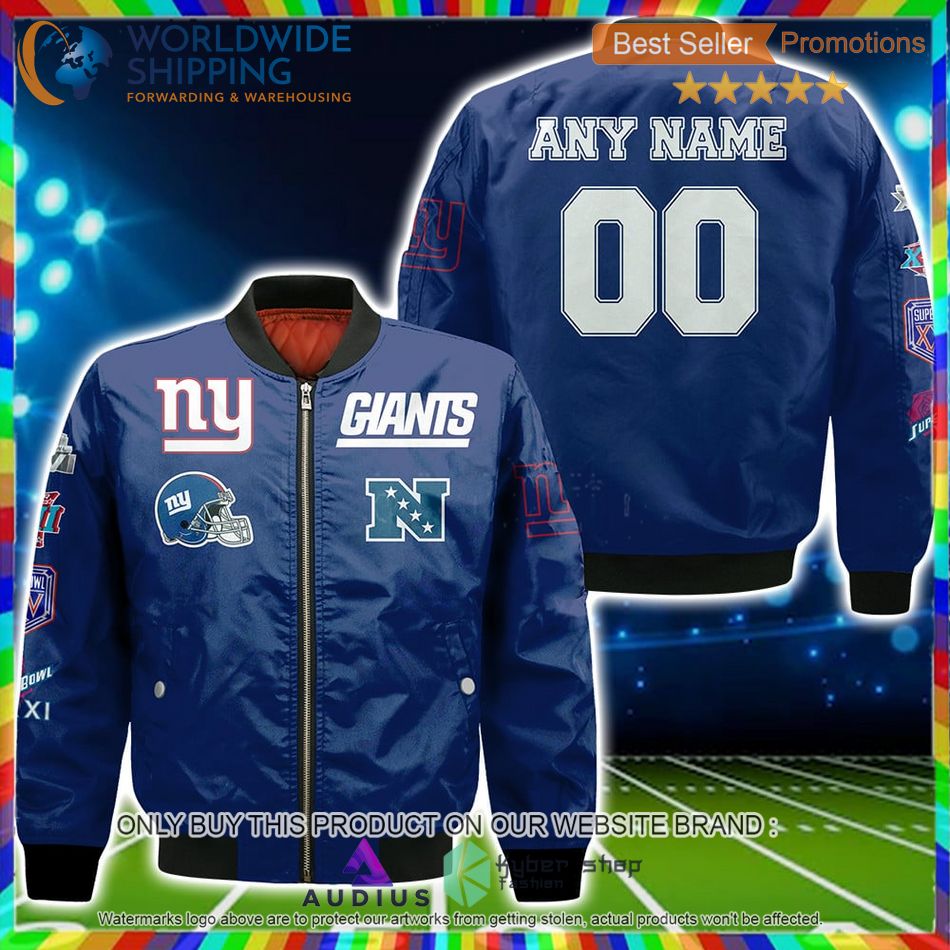 personalized new york giants nfl bomber jacket 1 98512
