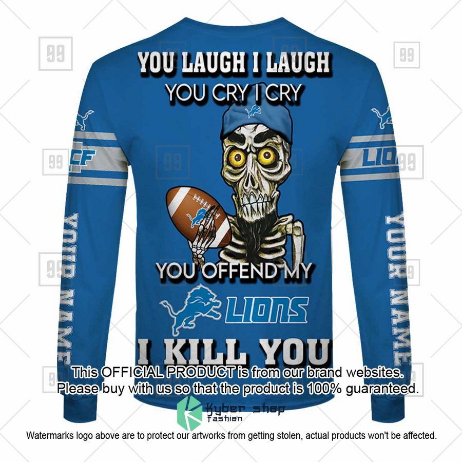 Personalized NFL Detroit Lions You Laugh I Laugh Achmed Shirt, Hoodie 8 Personalized NFL Detroit Lions You Laugh I Laugh Achmed Shirt, Hoodie word2