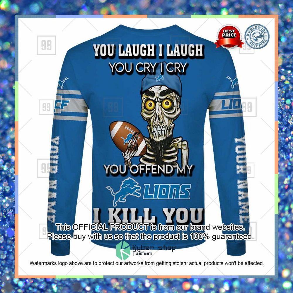 Personalized NFL Detroit Lions You Laugh I Laugh Achmed Shirt, Hoodie 16 Personalized NFL Detroit Lions You Laugh I Laugh Achmed Shirt, Hoodie word2