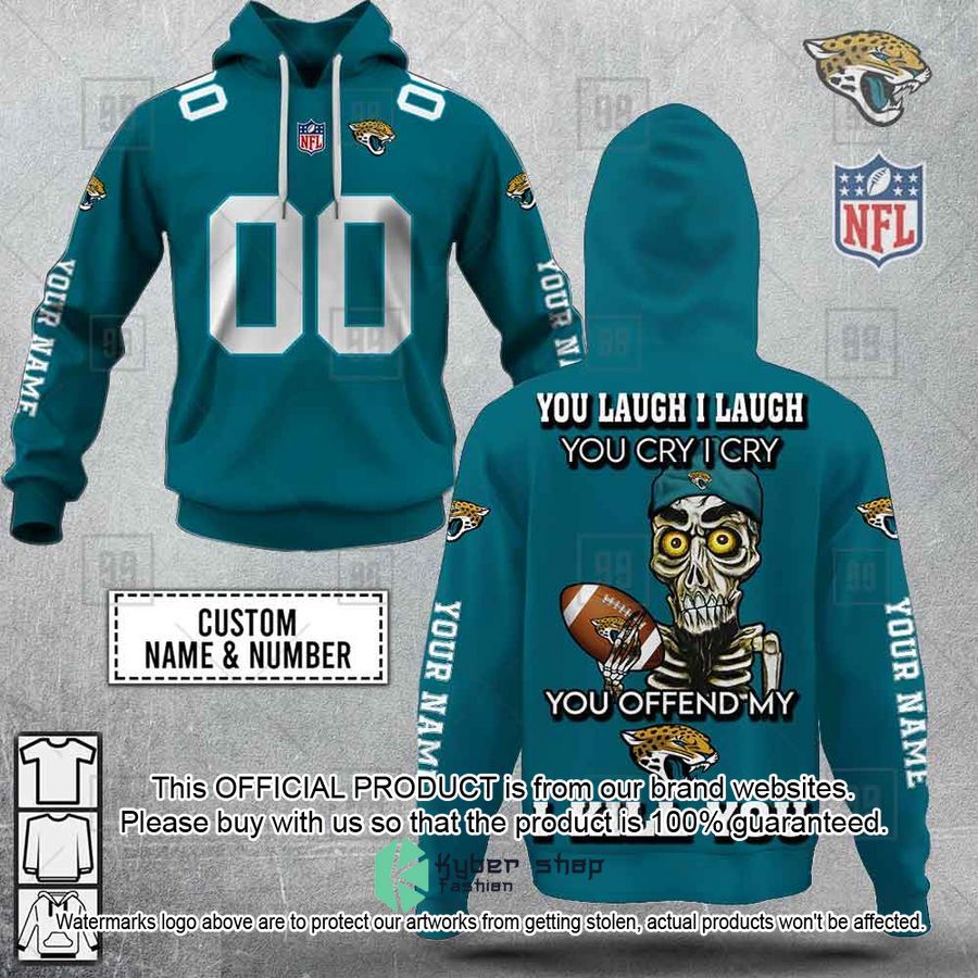 Personalized NFL Jacksonville Jaguars You Laugh I Laugh Achmed Shirt, Hoodie