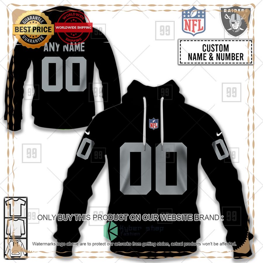 Personalized NFL Las Vegas Raiders Home Jersey Shirt, Hoodie