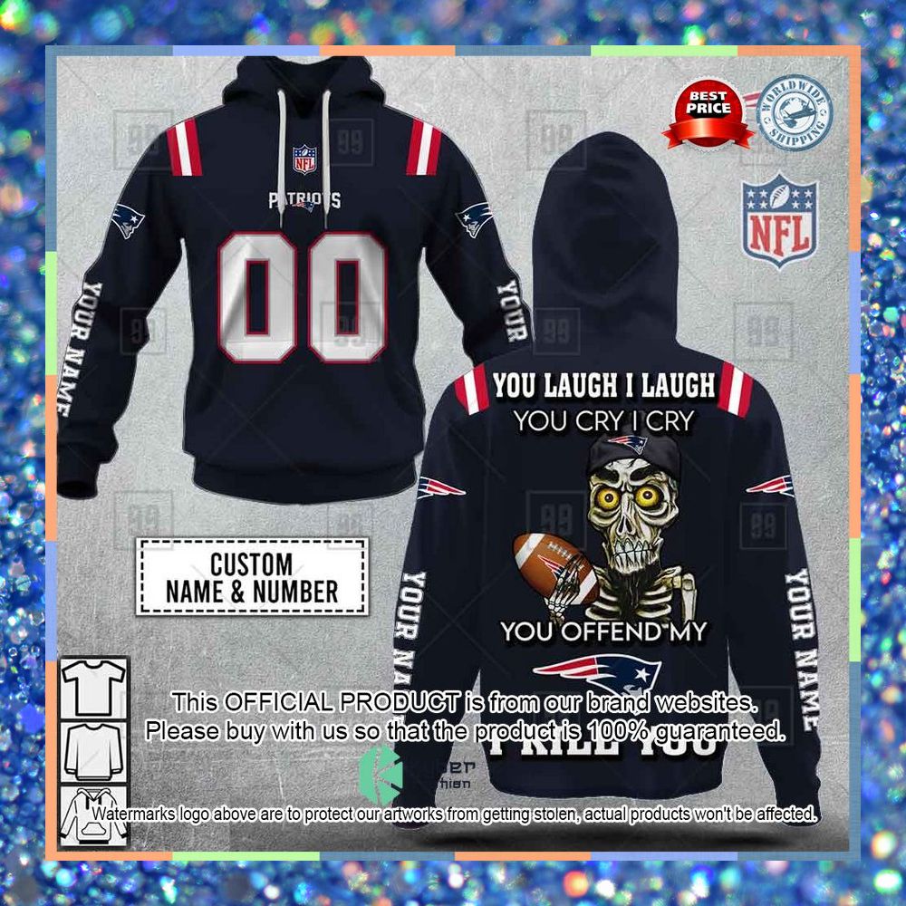 Personalized NFL New England Patriots You Laugh I Laugh Achmed Shirt, Hoodie 9 Personalized NFL New England Patriots You Laugh I Laugh Achmed Shirt, Hoodie word2