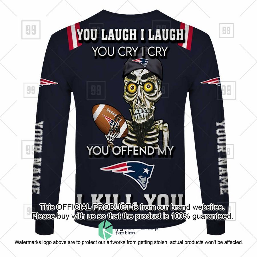 Personalized NFL New England Patriots You Laugh I Laugh Achmed Shirt, Hoodie 8 Personalized NFL New England Patriots You Laugh I Laugh Achmed Shirt, Hoodie word2
