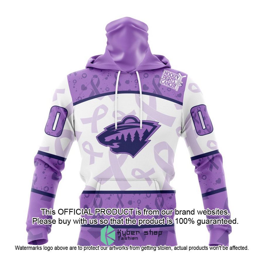 Personalized NHL Minnesota Wild Special Lavender Fight Cancer Shirt, Hoodie 4 Personalized NHL Minnesota Wild Special Lavender Fight Cancer Shirt, Hoodie word2