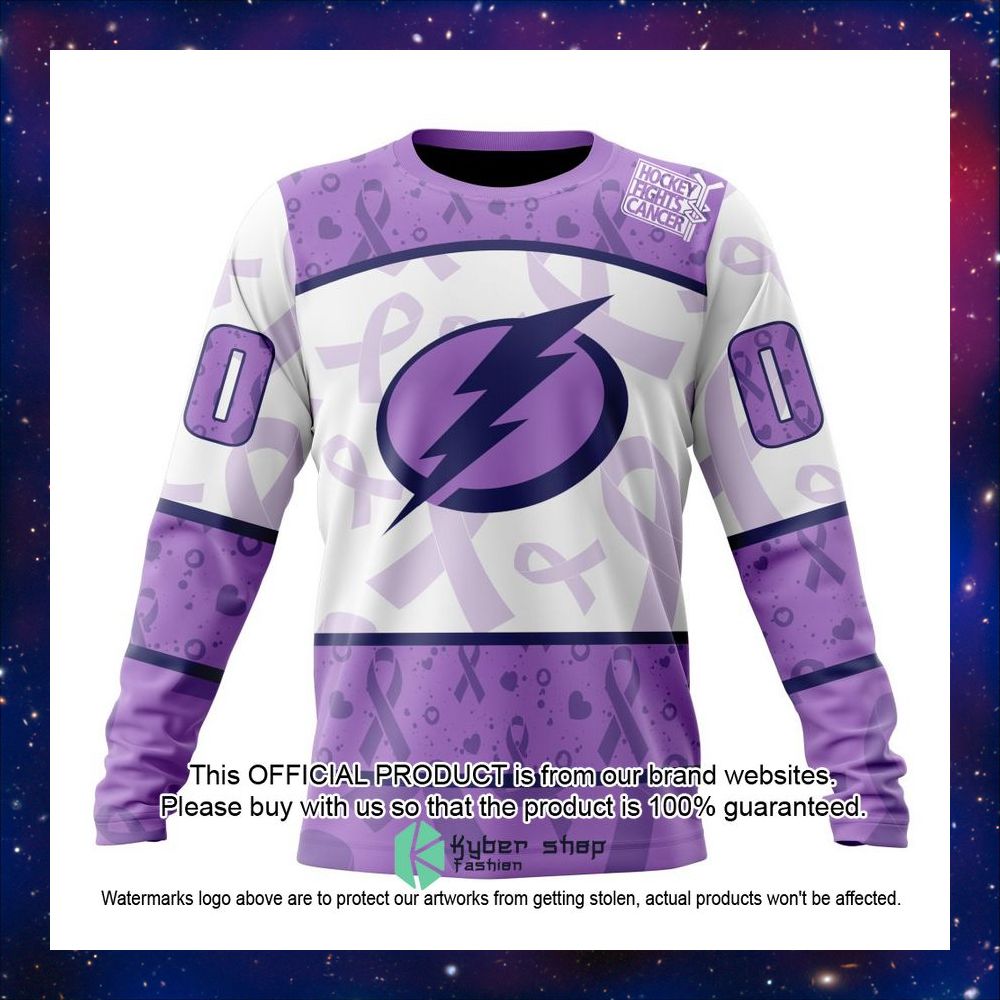 Personalized NHL Tampa Bay Lightning Special Lavender Fight Cancer Shirt, Hoodie 15 Personalized NHL Tampa Bay Lightning Special Lavender Fight Cancer Shirt, Hoodie word2