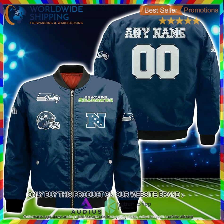 personalized seattle seahawks nfl bomber jacket 1 99053