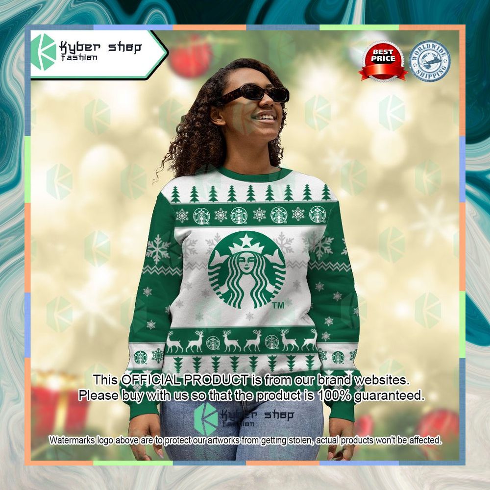 Personalized Starbucks Christmas Sweater 9 Personalized Starbucks Christmas Sweater word2