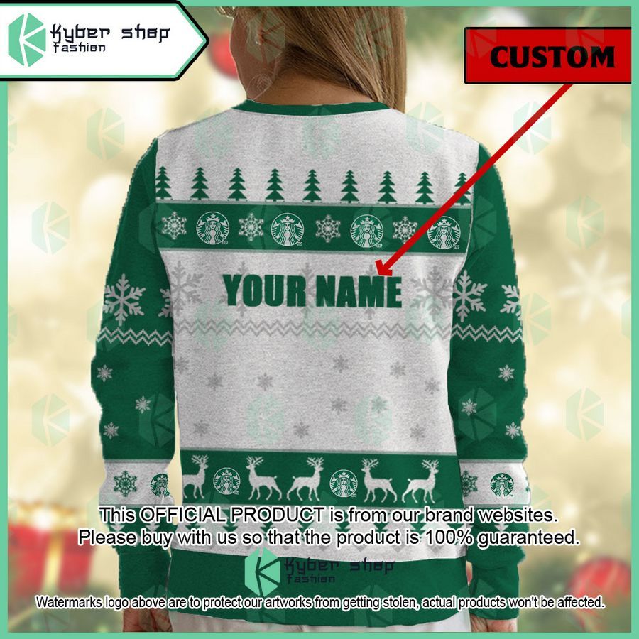 Personalized Starbucks Christmas Sweater 5 Personalized Starbucks Christmas Sweater word2