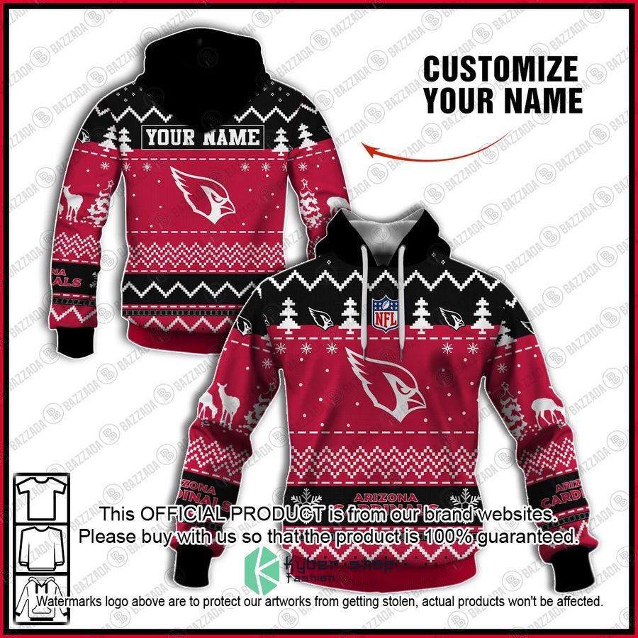 Personalized Xmas Arizona Cardinals Shirt, Hoodie