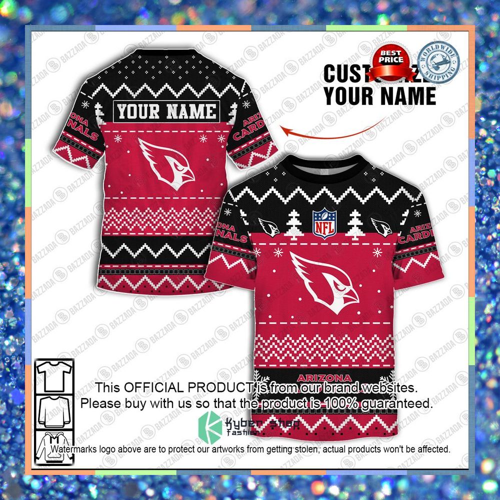 Personalized Xmas Arizona Cardinals Shirt, Hoodie 9 Personalized Xmas Arizona Cardinals Shirt, Hoodie word3
