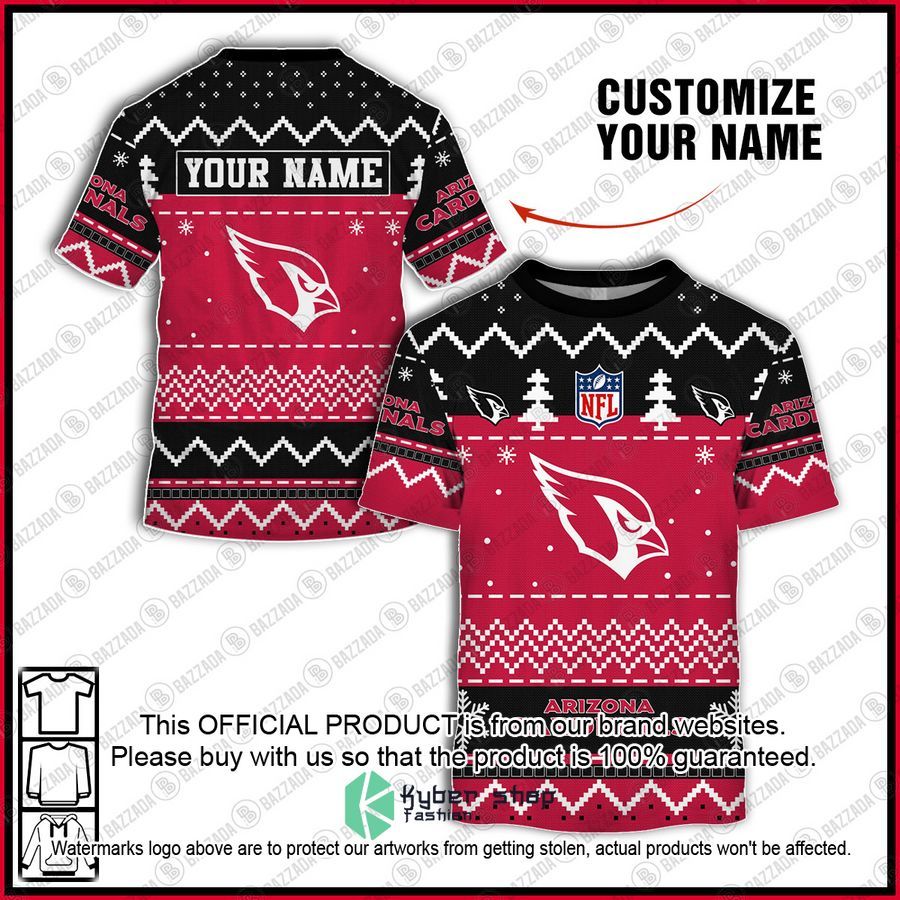 Personalized Xmas Arizona Cardinals Shirt, Hoodie 4 Personalized Xmas Arizona Cardinals Shirt, Hoodie word3