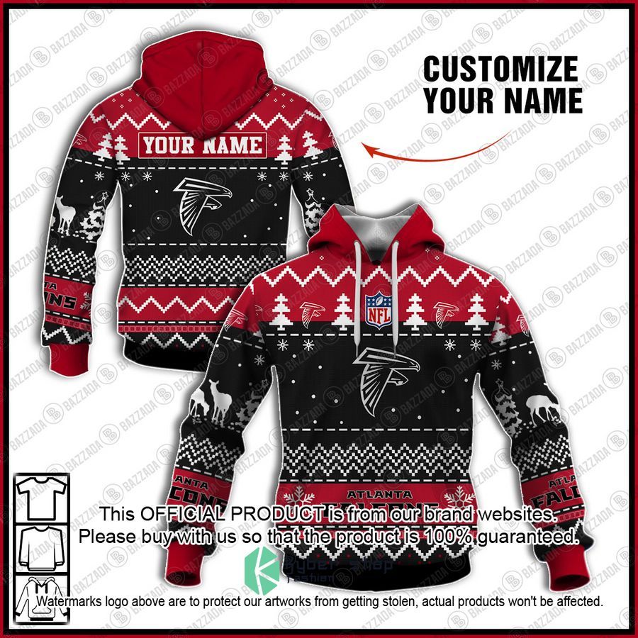 Personalized Xmas Atlanta Falcons Shirt, Hoodie