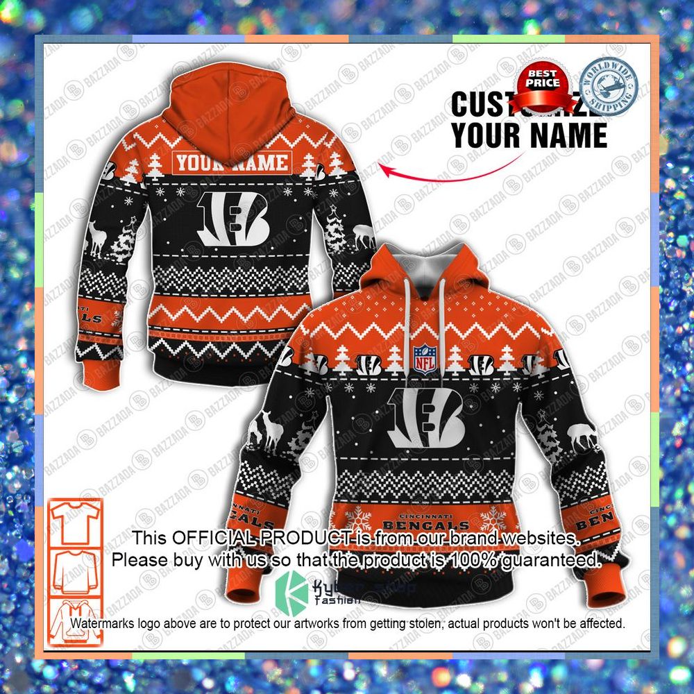 Personalized Xmas Cincinnati Bengals Shirt, Hoodie 6 Personalized Xmas Cincinnati Bengals Shirt, Hoodie word2