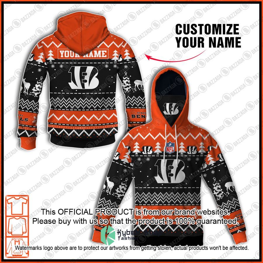 Personalized Xmas Cincinnati Bengals Shirt, Hoodie 3 Personalized Xmas Cincinnati Bengals Shirt, Hoodie word2