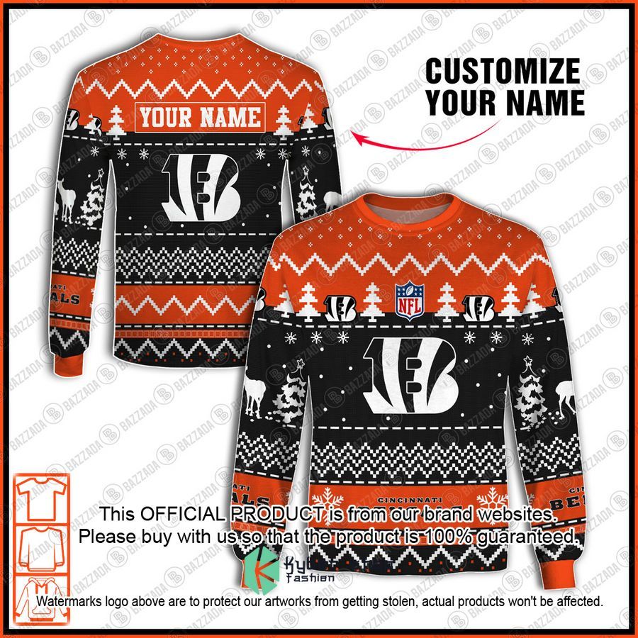 Personalized Xmas Cincinnati Bengals Shirt, Hoodie 5 Personalized Xmas Cincinnati Bengals Shirt, Hoodie word2