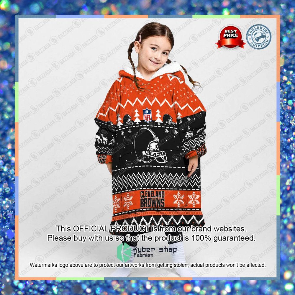 Personalized Xmas Cleveland Browns Oodie Blanket Hoodie 8 Personalized Xmas Cleveland Browns Oodie Blanket Hoodie word3
