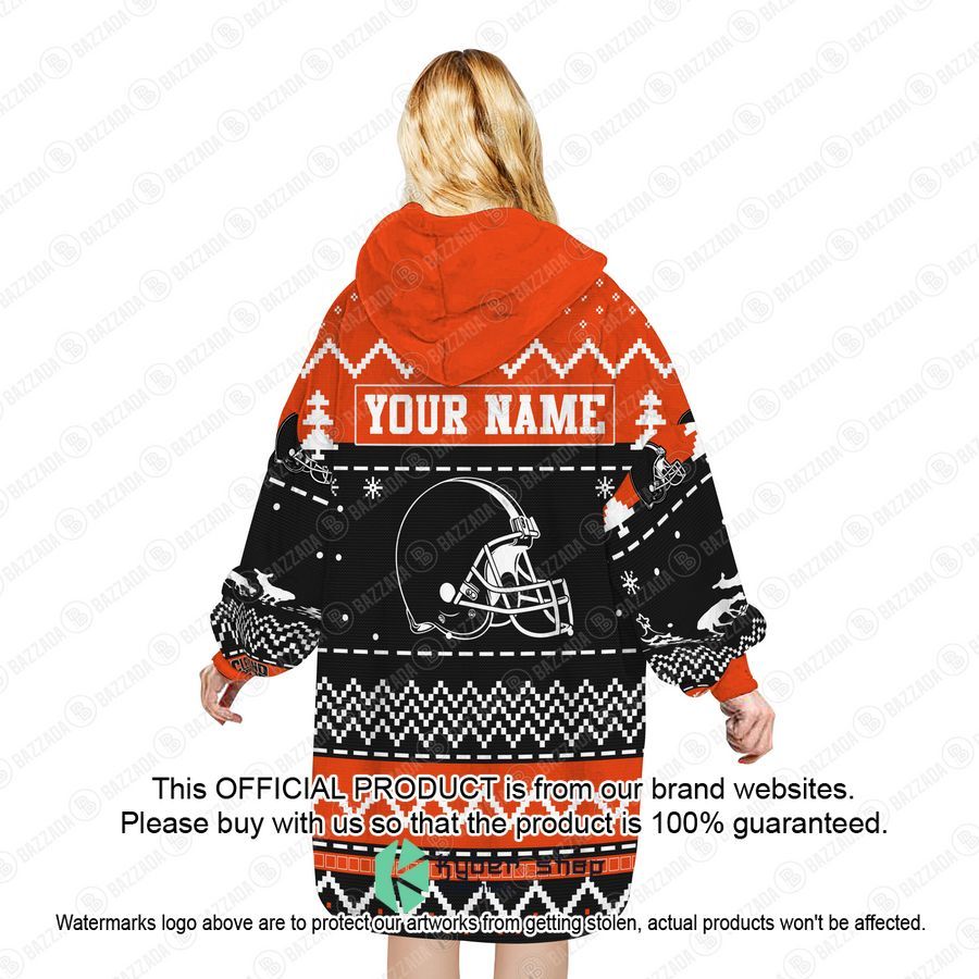 Personalized Xmas Cleveland Browns Oodie Blanket Hoodie 4 Personalized Xmas Cleveland Browns Oodie Blanket Hoodie word3