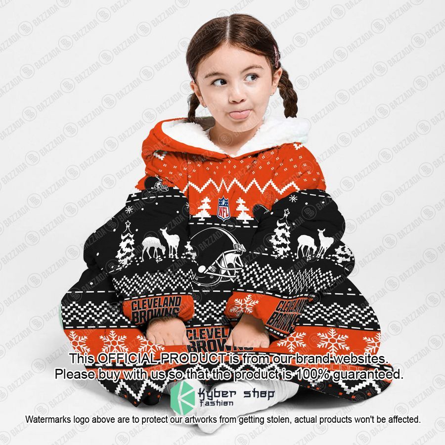 Personalized Xmas Cleveland Browns Oodie Blanket Hoodie 5 Personalized Xmas Cleveland Browns Oodie Blanket Hoodie word3