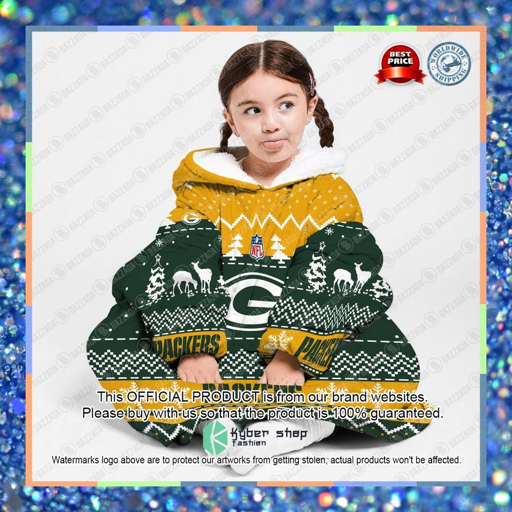 Personalized Xmas Green Bay Packers Oodie Blanket Hoodie 8 Personalized Xmas Green Bay Packers Oodie Blanket Hoodie word2