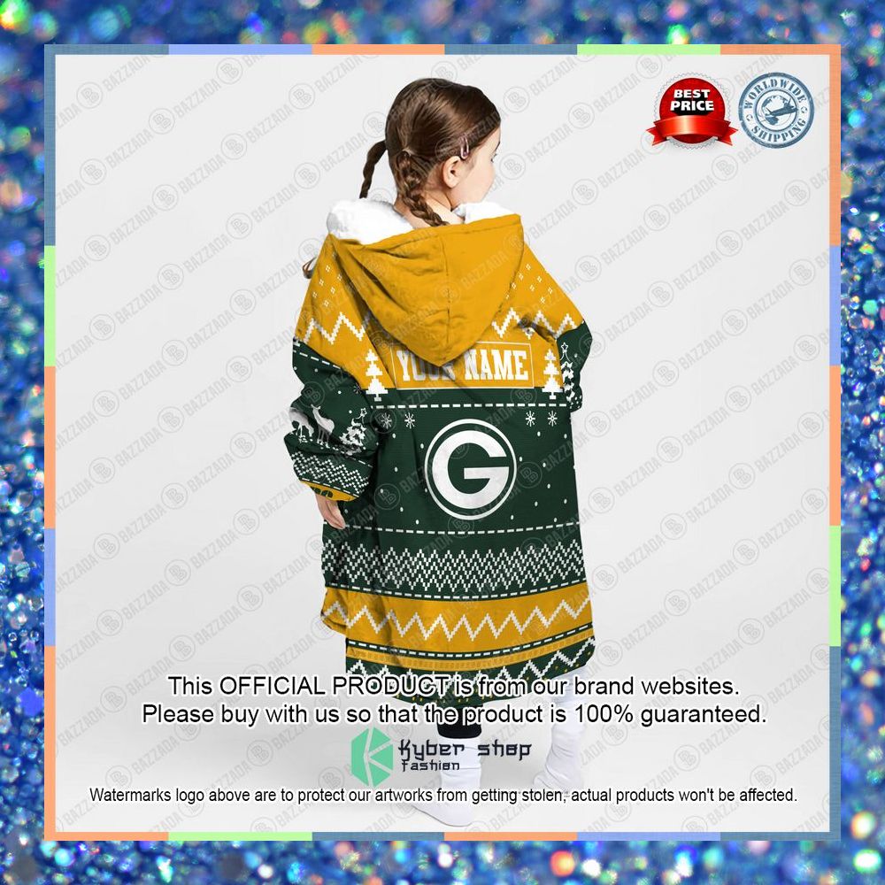 Personalized Xmas Green Bay Packers Oodie Blanket Hoodie 9 Personalized Xmas Green Bay Packers Oodie Blanket Hoodie word2
